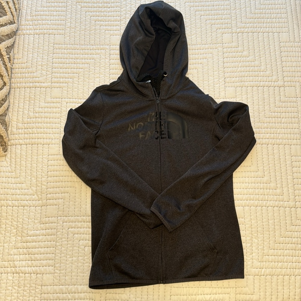 North face zip up hoodie